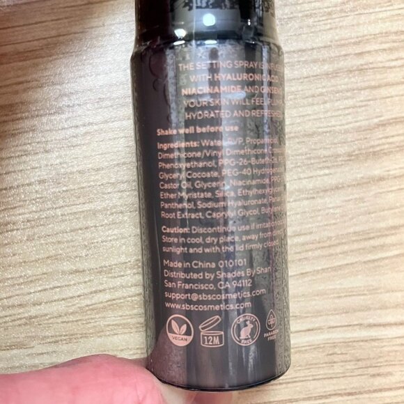 Shades By Shan The Setting Spray 20ml for Makeup Set Hydration Freshen - Picture 4 of 5